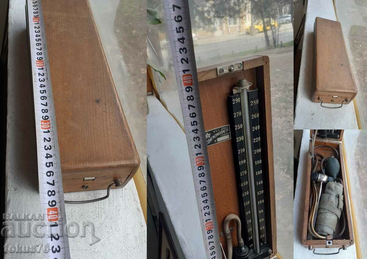 Μοναδικό παλιό σετ γιατρού συσκευή υδραργύρου για αίμα ΕΣΣΔ - 7