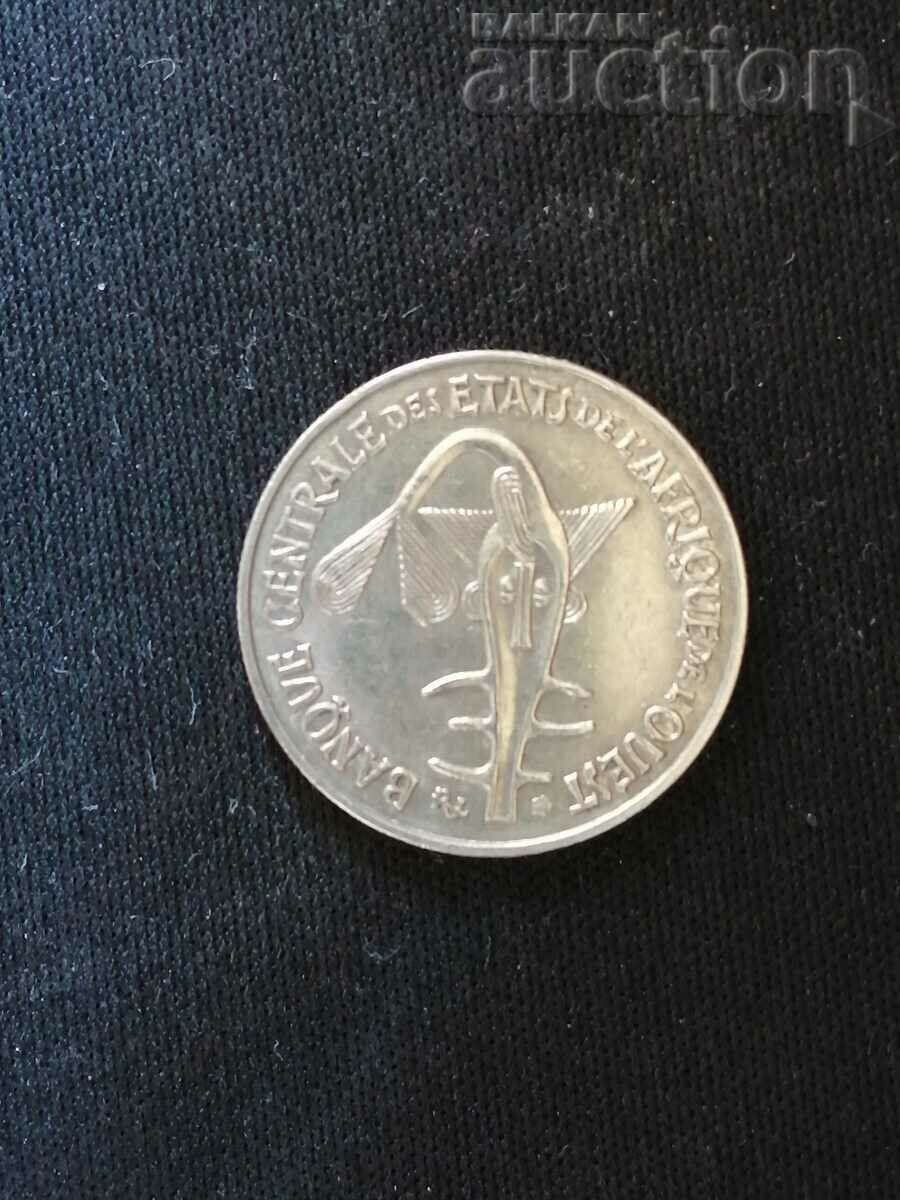 50 francs 1978 West African CFA