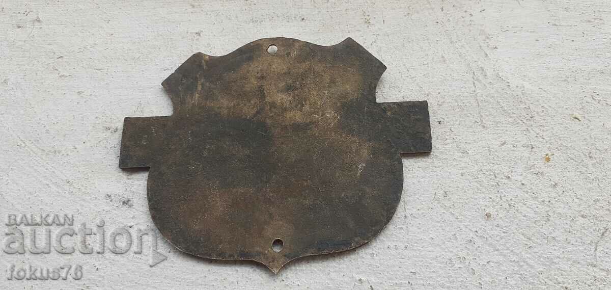Auction Old English Bronze Plaque - Antique Auction Old English Bronze Plaque - Antique