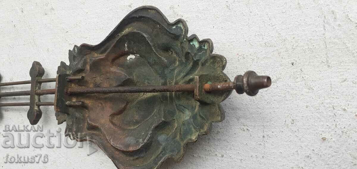 Аукцион Уникат - Старо бронзово махало за часовник с феникс Аукцион Уникат - Старо бронзово махало за часовник с феникс