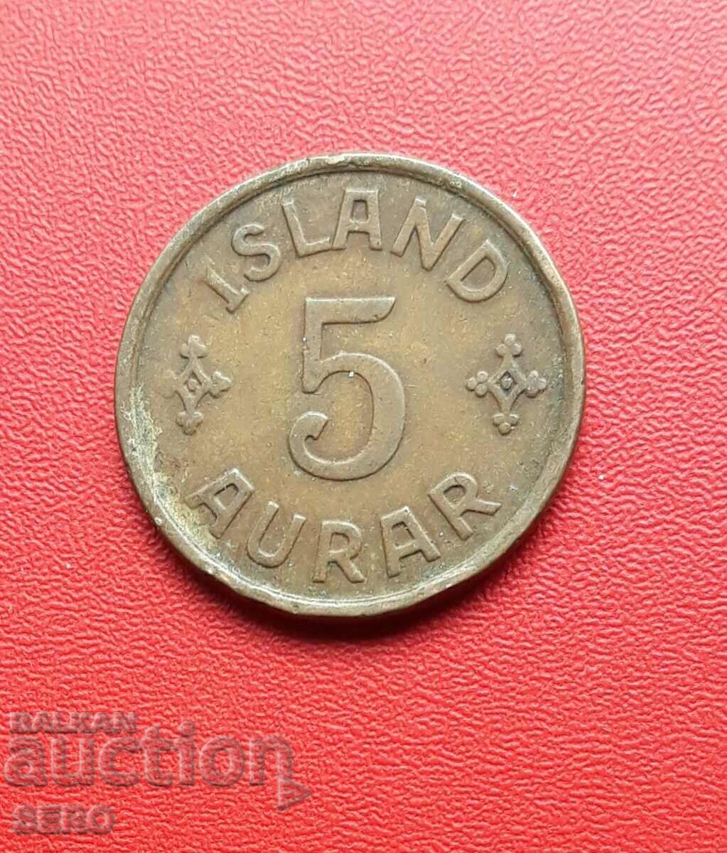 Iceland-5 aurar 1926-small mintage