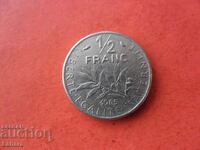 1/2 франка 1965 г. Франция