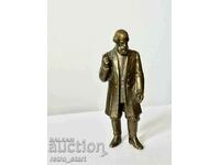 Soviet brass sculpture, sculpture, figure of Cherepanov