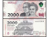 ❤️ ⭐ Argentina 2023 2000 pesos UNC new ⭐ ❤️