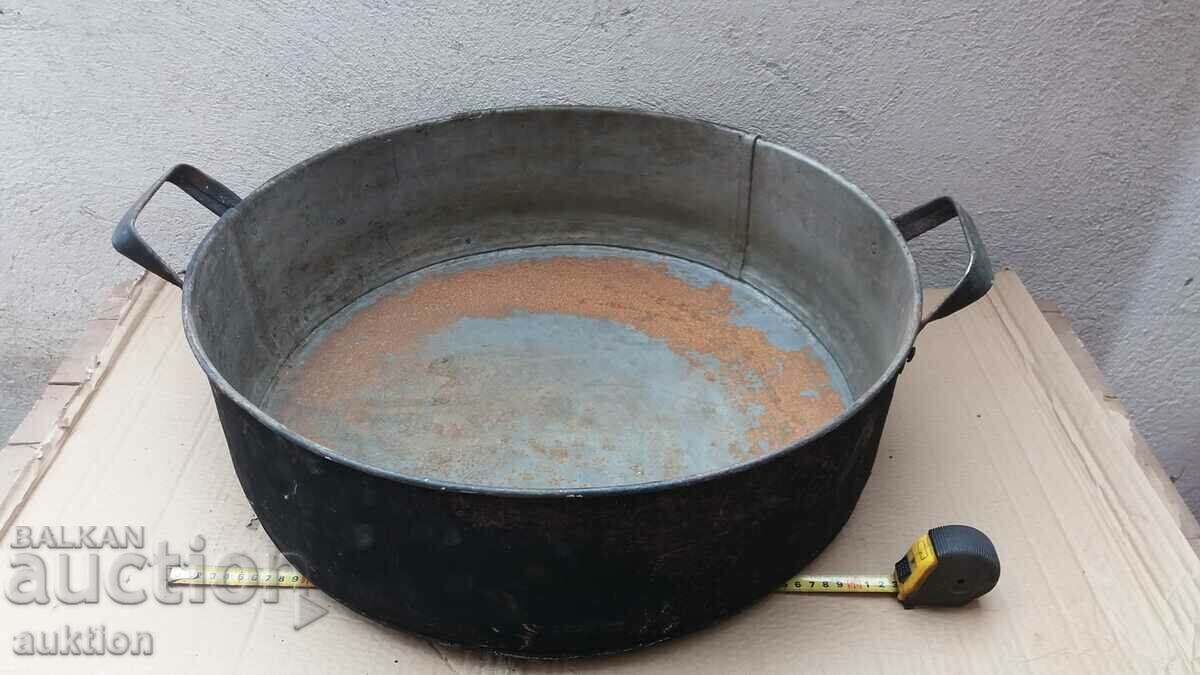 OLD SOLID METAL TRAY FOR LAMB, LUTENICE, ETC. - 5