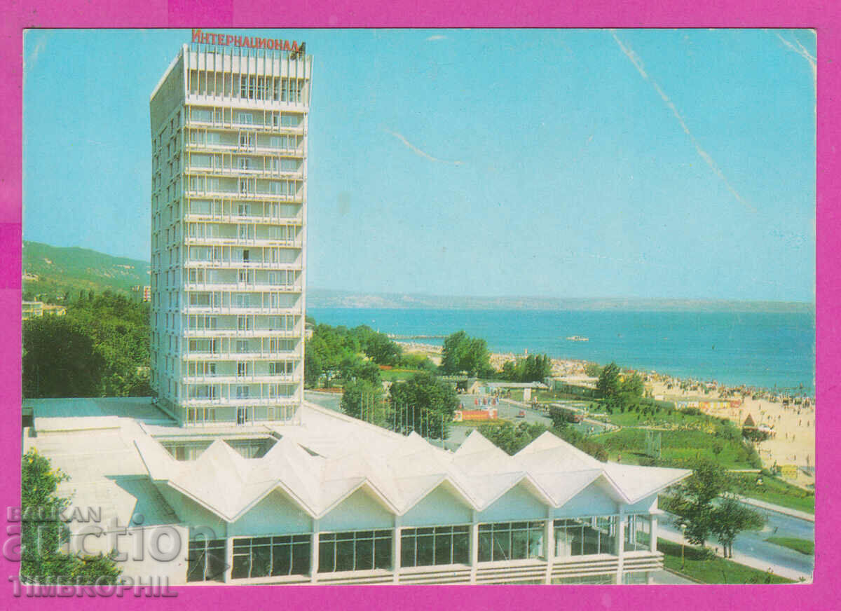 309813 / Златни пясъци Хотел Интернационал 1974 Фотоиздат ПК