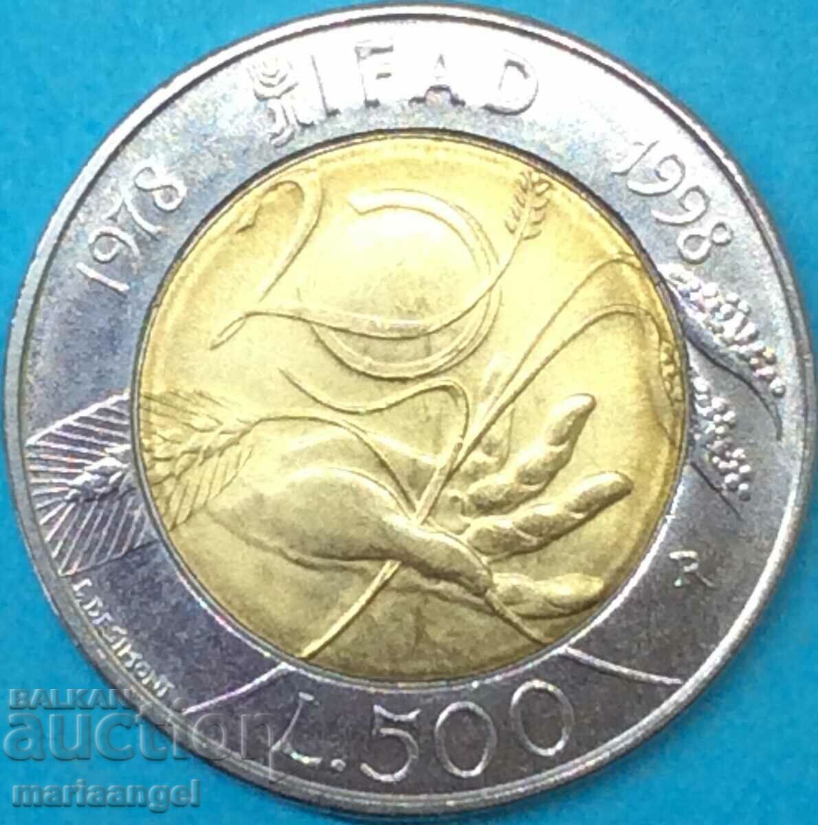 500 lire 1998 Italia jubileu