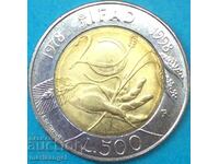 500 лири 1998 Италия юбилейна