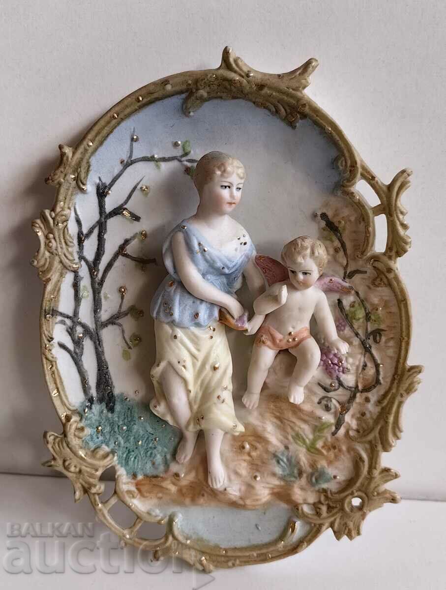 PORCELAIN PANEL WITH LITTLE ANGEL ANGEL PERFECT