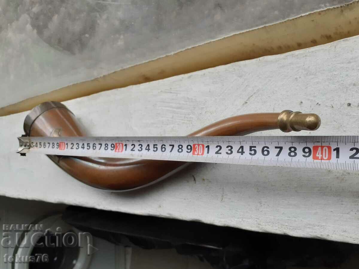 Υπέροχο μεγάλο μασίφ χάλκινο κέρατο - χαλκό - Μοναδικό - 6 Υπέροχο μεγάλο μασίφ χάλκινο κέρατο - χαλκό - Μοναδικό - 6