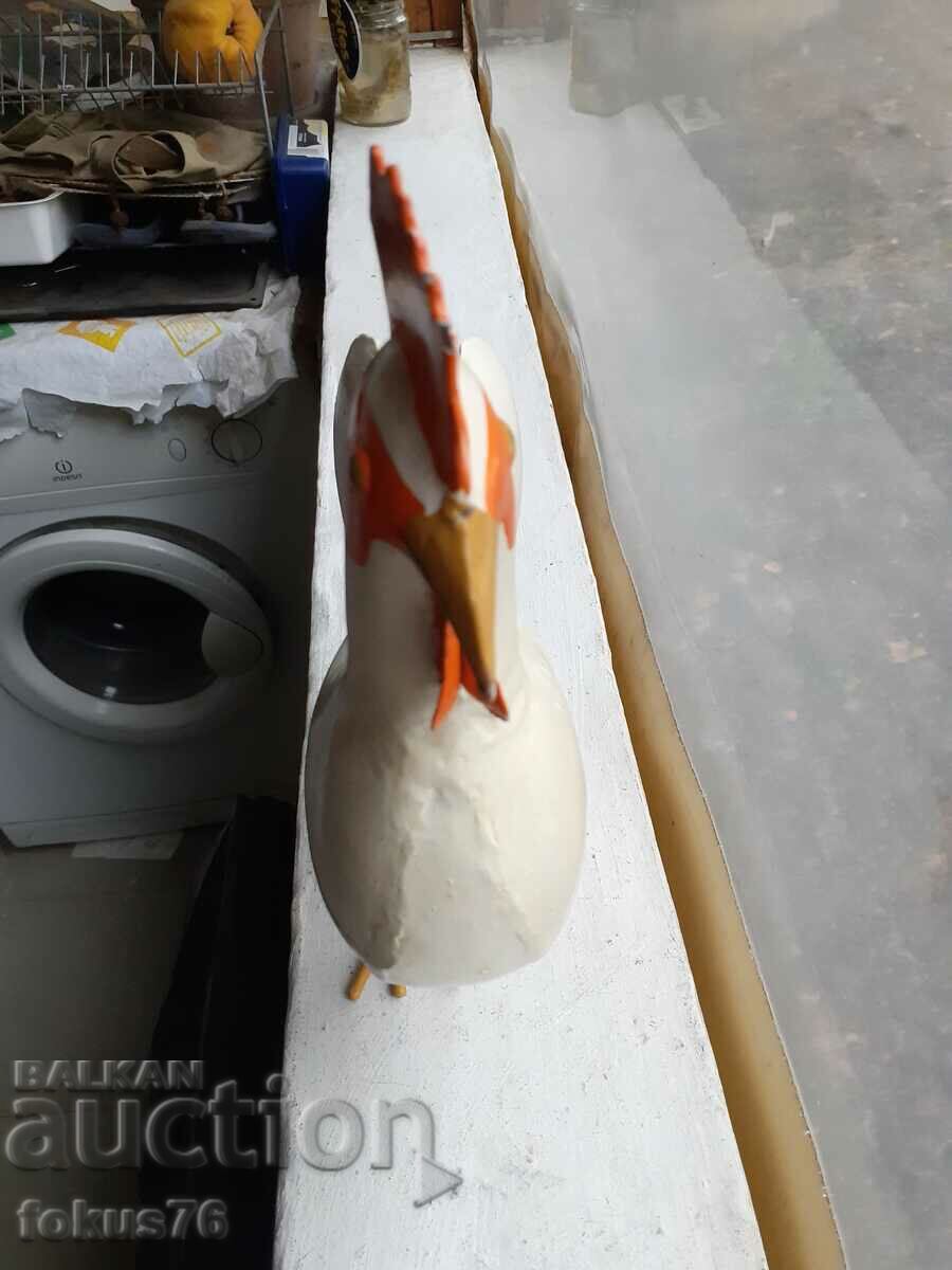 Delivery of Awesome Metal Rooster - Figure - Statuette