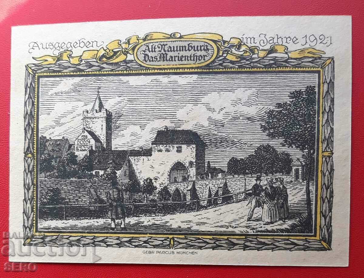 Bancnota-Germania-Thuringia-Wartburg-75 pfennig 1922