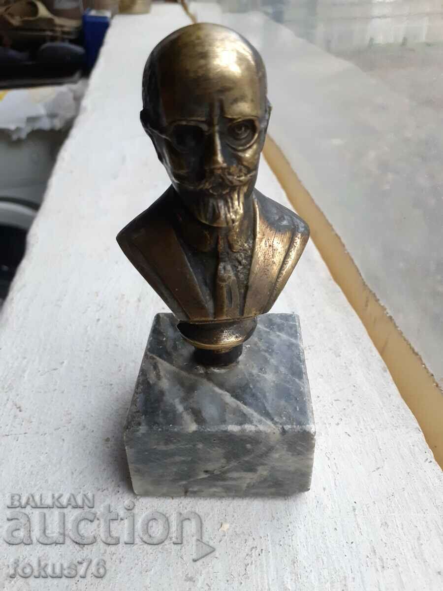 Small bronze bust, figure, statuette