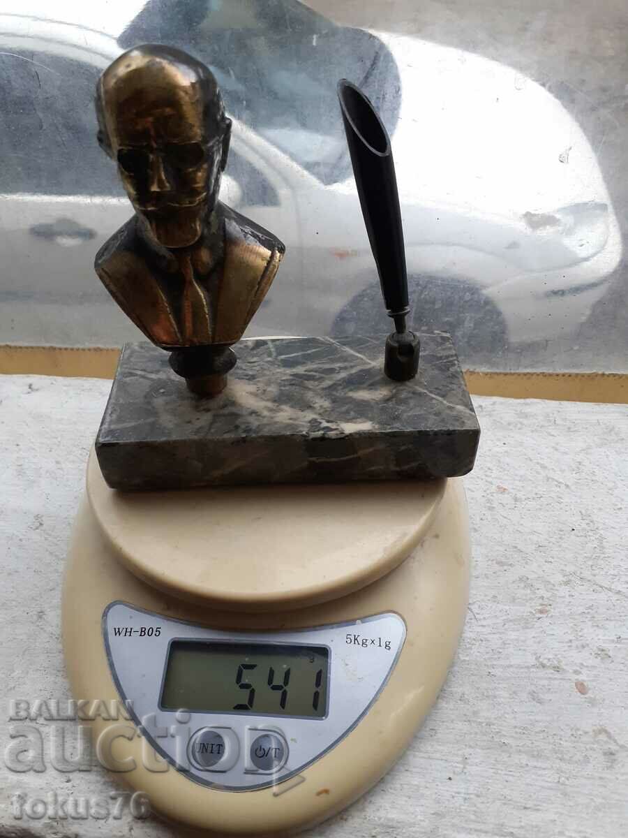 Small bronze bust - inkstand, figure, statuette - 6