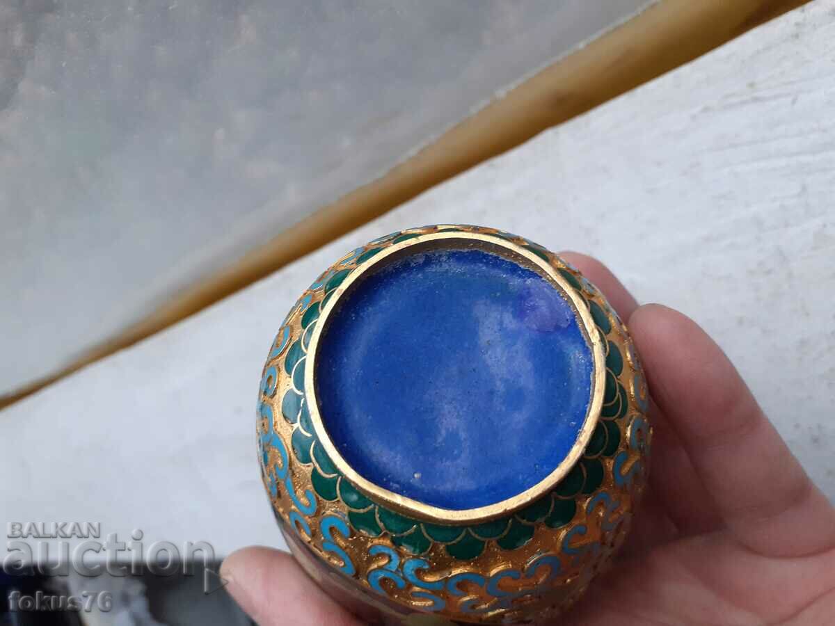 Delivery of Cloisonne cloisonne cellular enamel bronze vase jar Delivery of Cloisonne cloisonne cellular enamel bronze vase jar