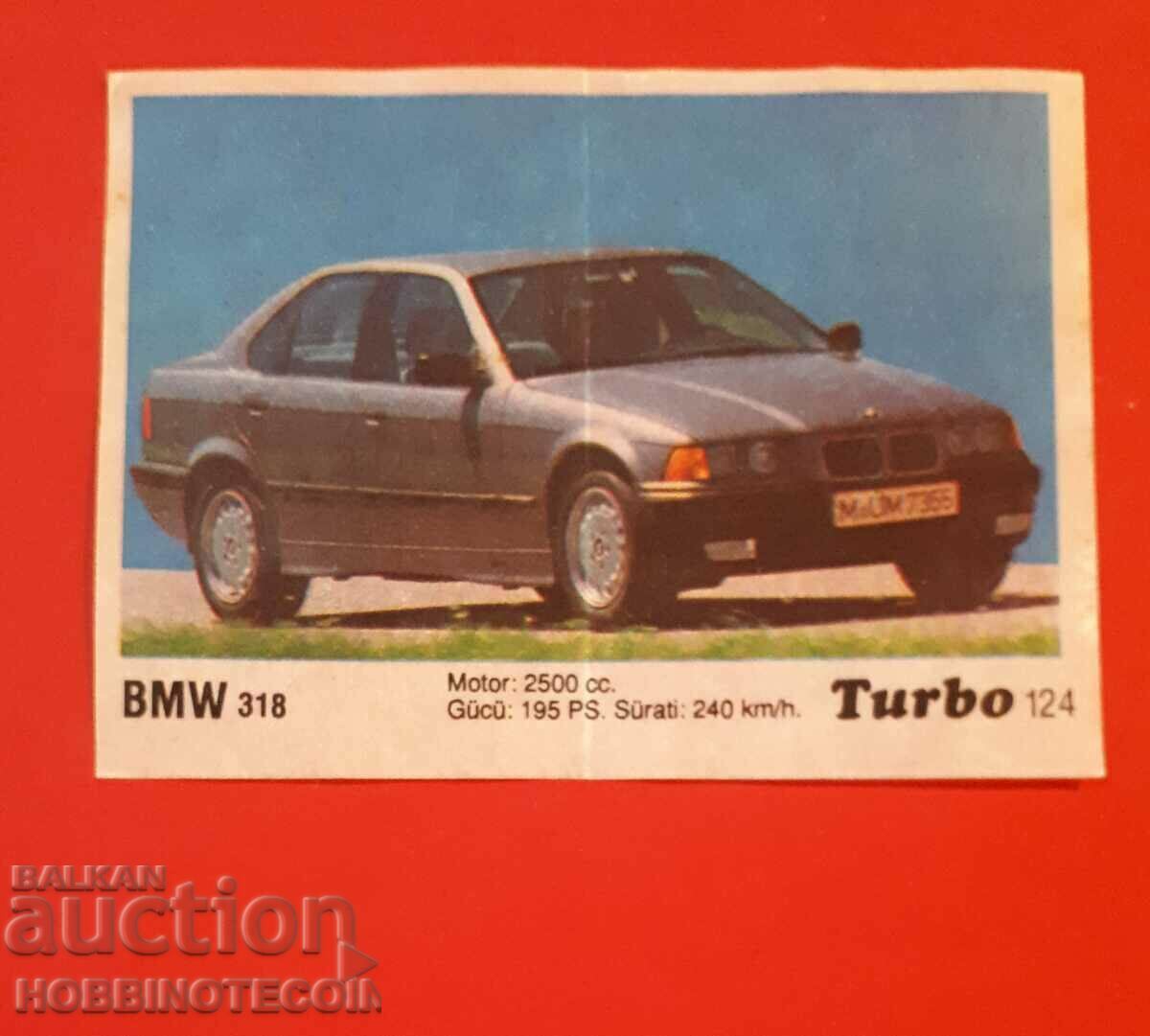 PICTURE TURBO TURBO N 124 BMW 318