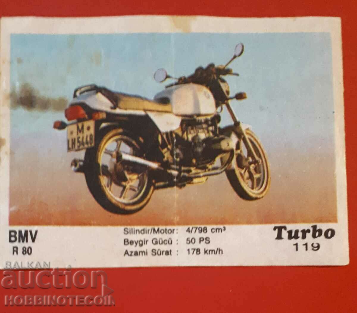 PICTURE TURBO TURBO N 119 BMW R 80