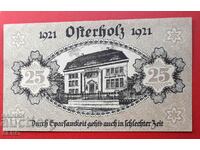 Банкнота-Германия-Саксония-Остерхолц-25 пфенига 1921
