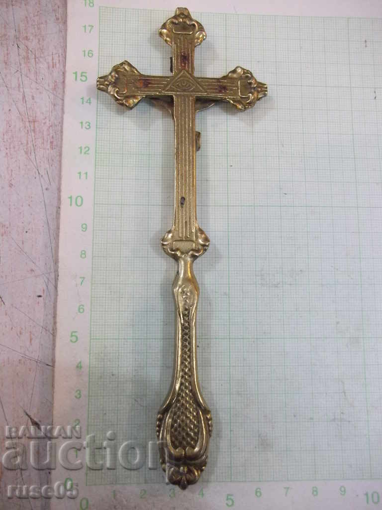 Cross with bronze crucifix - 90,36 gr. - 5 Cross with bronze crucifix - 90,36 gr. - 5