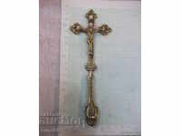 Cruce cu crucifix din bronz - 90,36 gr.