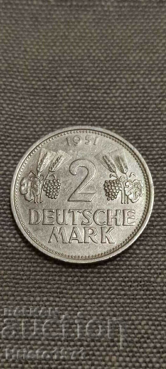 2 stamps 1951 2 stamps 1951