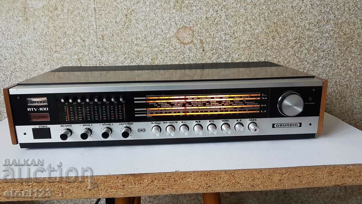 Δέκτης Grundig RTV 400 Hi Fi (κατασκευασμένος στη Δ. Γερμανία, 1969-72)