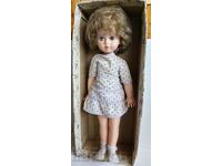 LARGE SOC TOY DOLL CLOSING EYES BOX WITHOUT LID