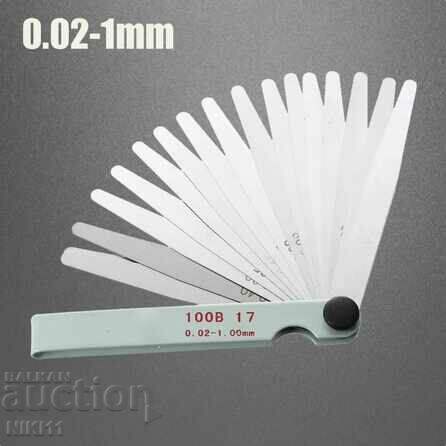 Air gauge from 0.02 to 1 mm 17 parts. Hlabometer with price 10.00 BGN | € 5.11 Air gauge from 0.02 to 1 mm 17 parts. Hlabometer with price 10.00 BGN | € 5.11