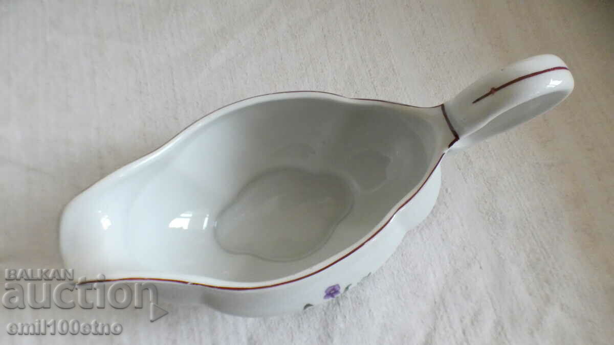 Красива сосиера - стар български порцелан Китка Нови Пазар - 5 Красива сосиера - стар български порцелан Китка Нови Пазар - 5