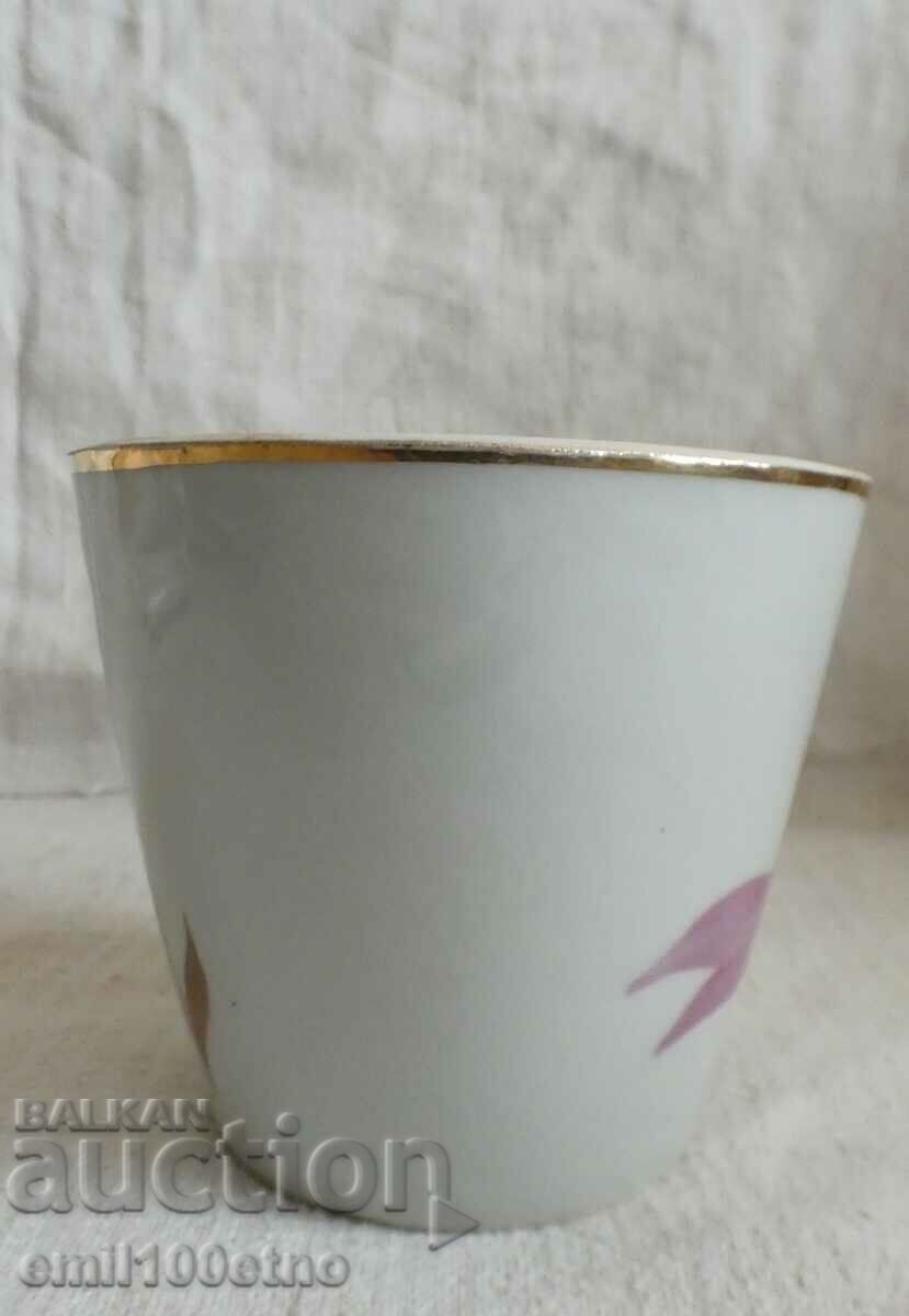 Tea cup old Bulgarian porcelain Kosta Yordanov Vidin - 5 Tea cup old Bulgarian porcelain Kosta Yordanov Vidin - 5