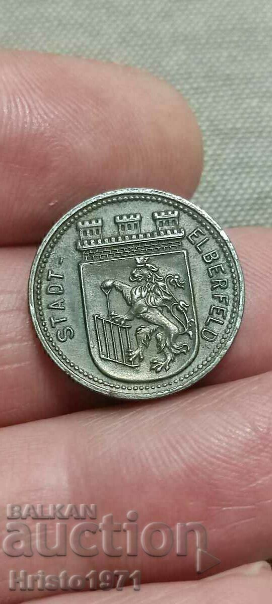 50 Pfennig 1918 Elberfeld with price € 15.00 | 29.34 BGN