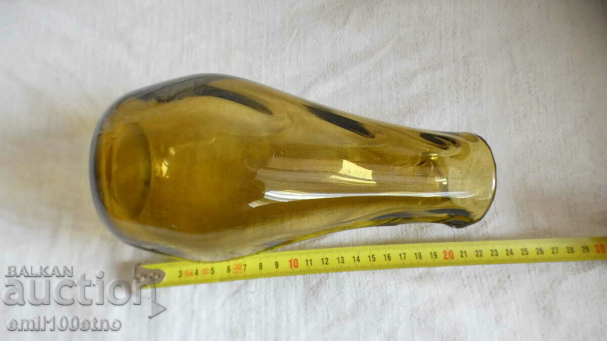 Vase thick colored glass - 5 Vase thick colored glass - 5