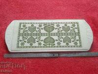 Porțelan vechi Tavă flori inimioare marcate