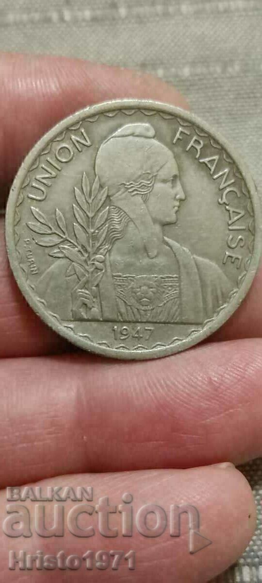 1 пиастър 1947 Френски Индокитай с цена € 12.00 | 23.47 лв. 1 пиастър 1947 Френски Индокитай с цена € 12.00 | 23.47 лв.