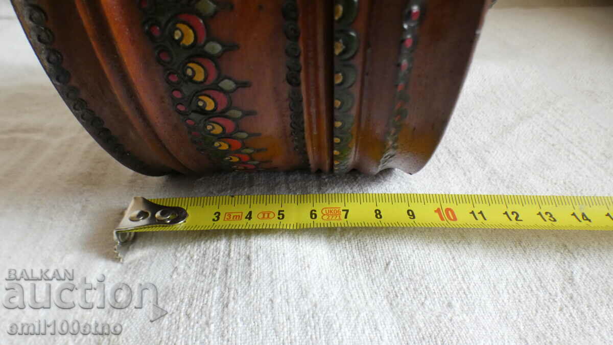 Pyrographed wooden cigarette box - snuffbox - 7 Pyrographed wooden cigarette box - snuffbox - 7