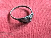 Ring, silver plated