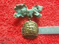 Παλαιό μετάλλιο 56044 ΓΙΑ ΤΗ ΔΟΞΑ ΤΗΣ ΜΗΤΕΡΑΣ 3η ασημένια οργ. κορδέλα