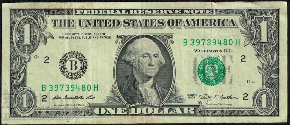 USA 1 Dollar  2009 Ref 9480