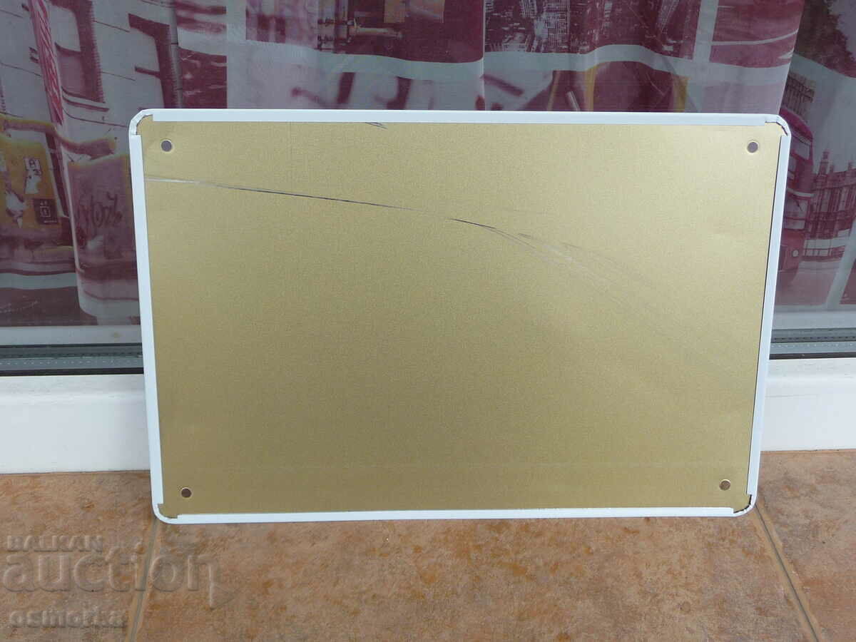 Auction  Metal plate car Ford Motor Co Detroit ford brand auto