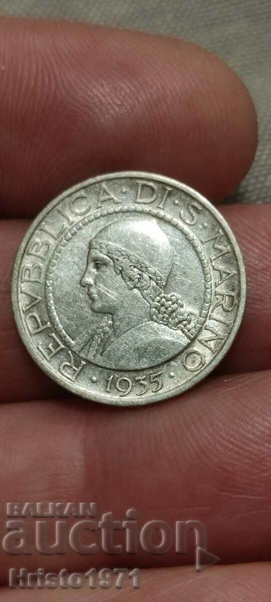 5 lire 1935 San Marino