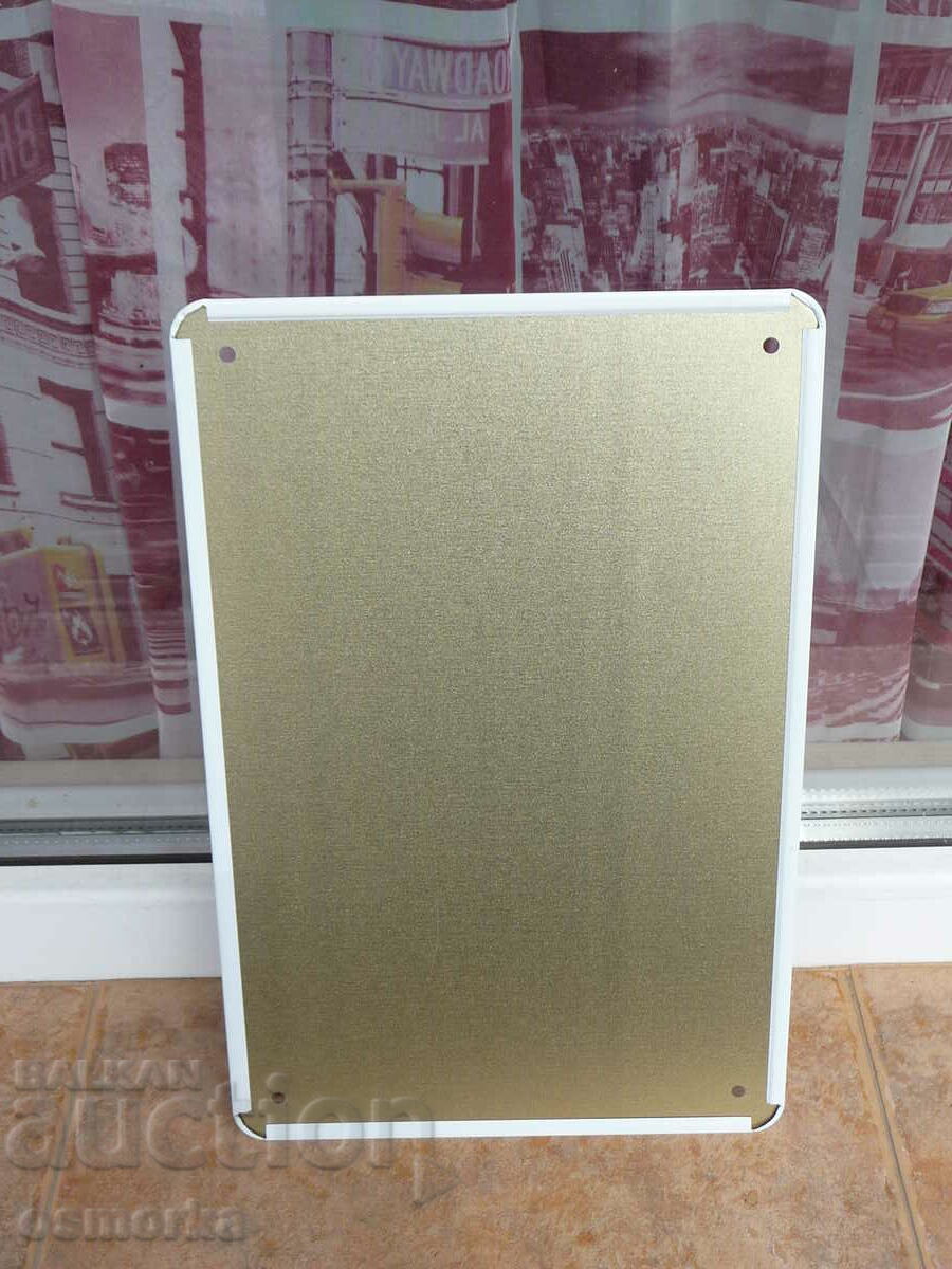 Licitație Semn metalic tren locomotivă fată erotic Santa Fe șine Licitație Semn metalic tren locomotivă fată erotic Santa Fe șine