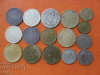 Lot of coins from the beginning of the soca
