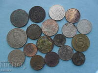 Lot of coins in poor condition