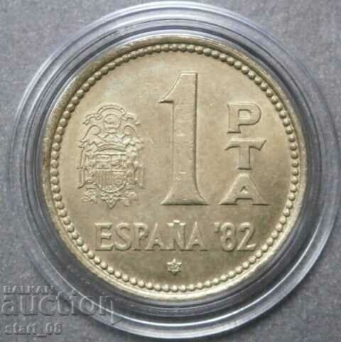 Spania 1 peseta 1980(82)