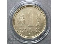 Spain 1 peseta 1980(82)