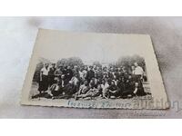 Photo Gueshevo Men and youth on the meadow 1935