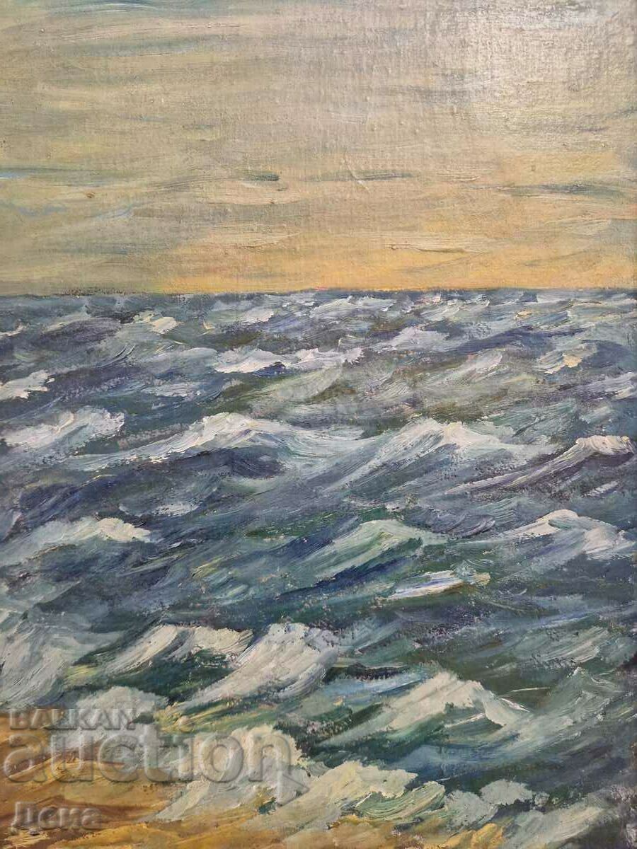 Master painting - Sea 1965. with price 200.00 BGN | € 102.26 Master painting - Sea 1965. with price 200.00 BGN | € 102.26