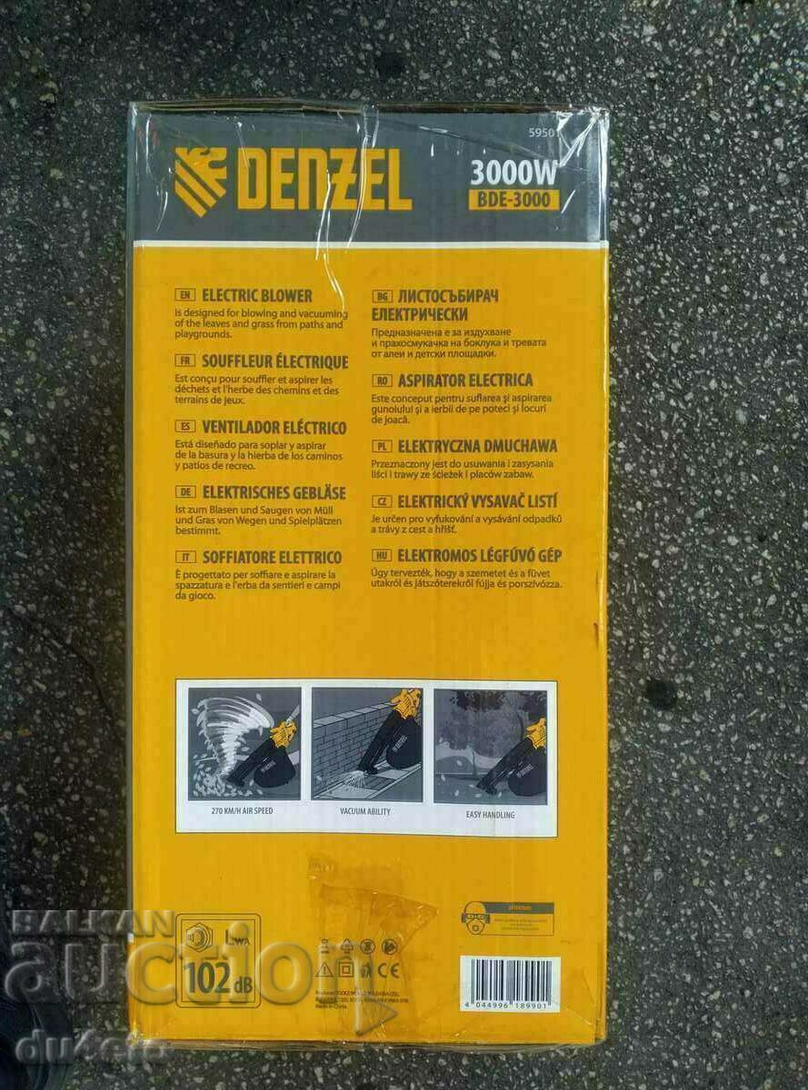 Licitație Capzator de frunze electric Denzel, Două funcții, BDE-3000, 23