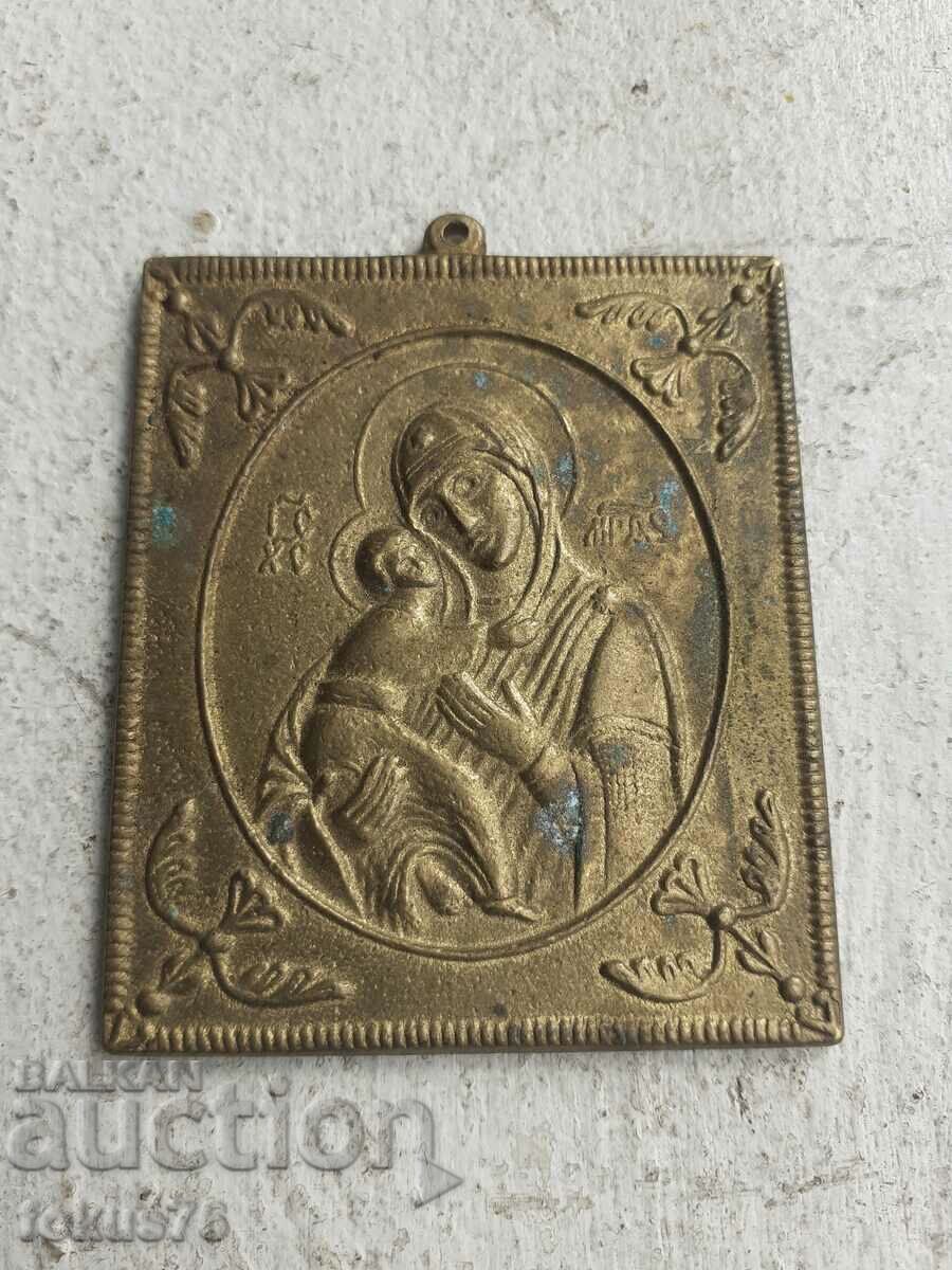 Small pectoral massive bronze icon with price 89.00 BGN | € 45.50 Small pectoral massive bronze icon with price 89.00 BGN | € 45.50