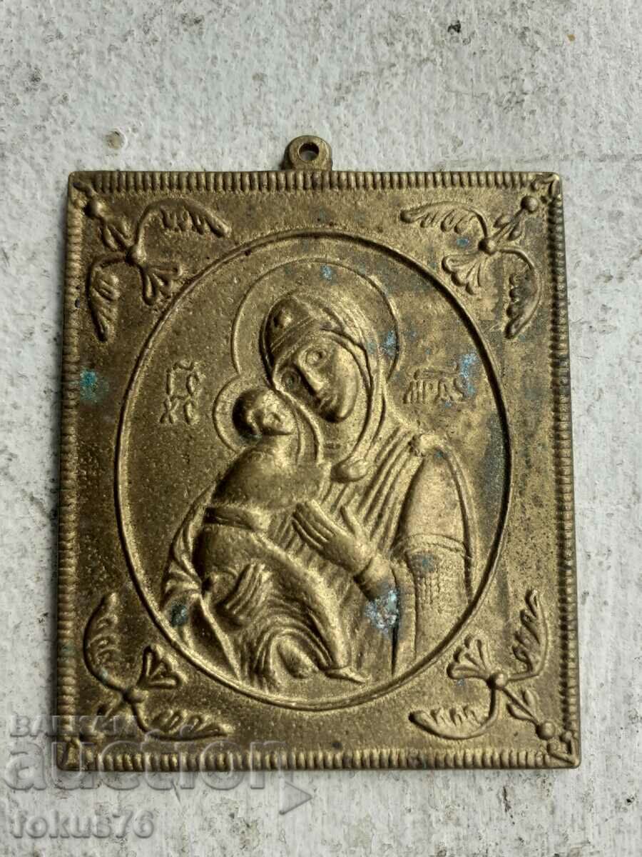 Small pectoral massive bronze icon